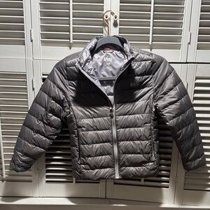 REI Men's Grey Packable Down Jacket